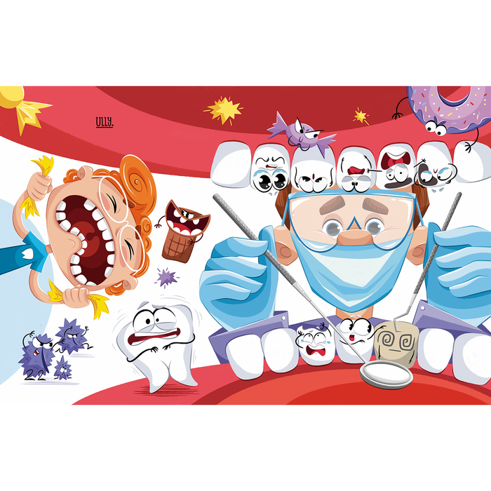 Книга про зубы для детей. Стоматолог