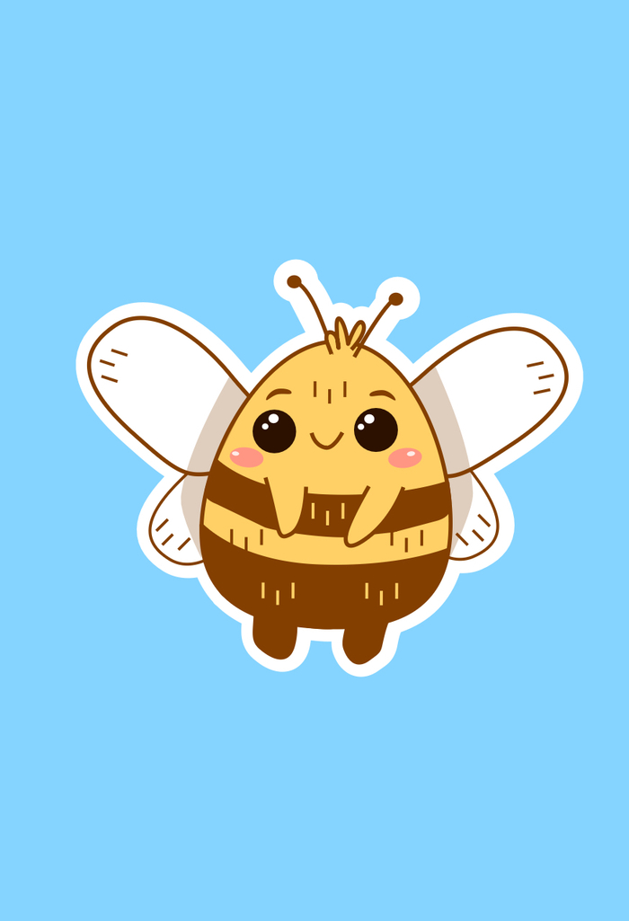 Векторная пчела