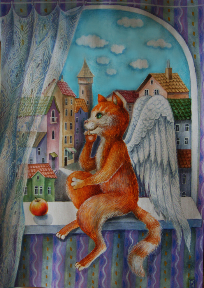 Кошачий ангел.