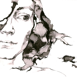 Иллюстрайия к сборнику стихотворений.Осень как все