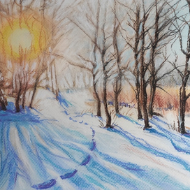 Зимнее солнышко