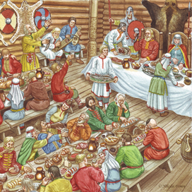 Княжеский пир.