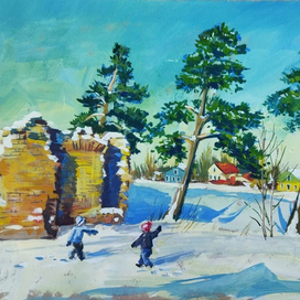 "Зима. Солнечная погода"