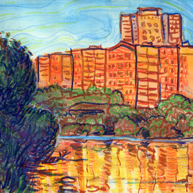 Оранжевые дома