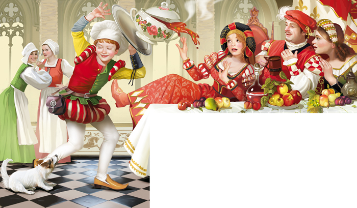 " Спящая красавица".. все проснулись и к столу....