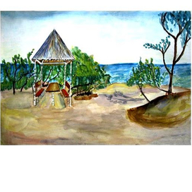 Беседка у моря