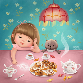 Иллюстрация для кофейни