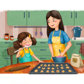 Иллюстрация к книге "Месяц доброты" издательство Феникс- Премьер