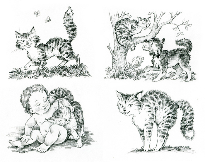 КОШКИ_4. Р.Киплинг. Кошка, гулявшая сама по себе 