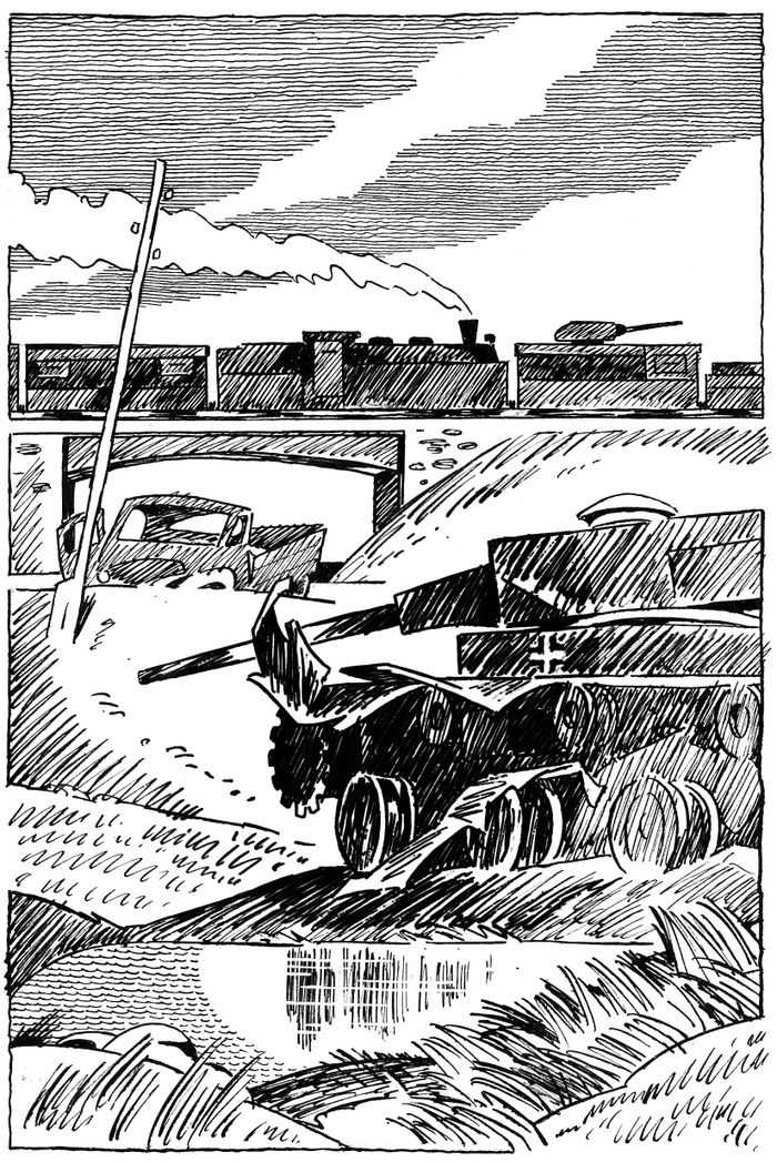 Фронтиспис к "Огонь железного Гурбана" Детгиз