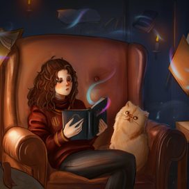 Гермиона и котик