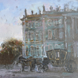 Дворцовая площадь. Белая ночь