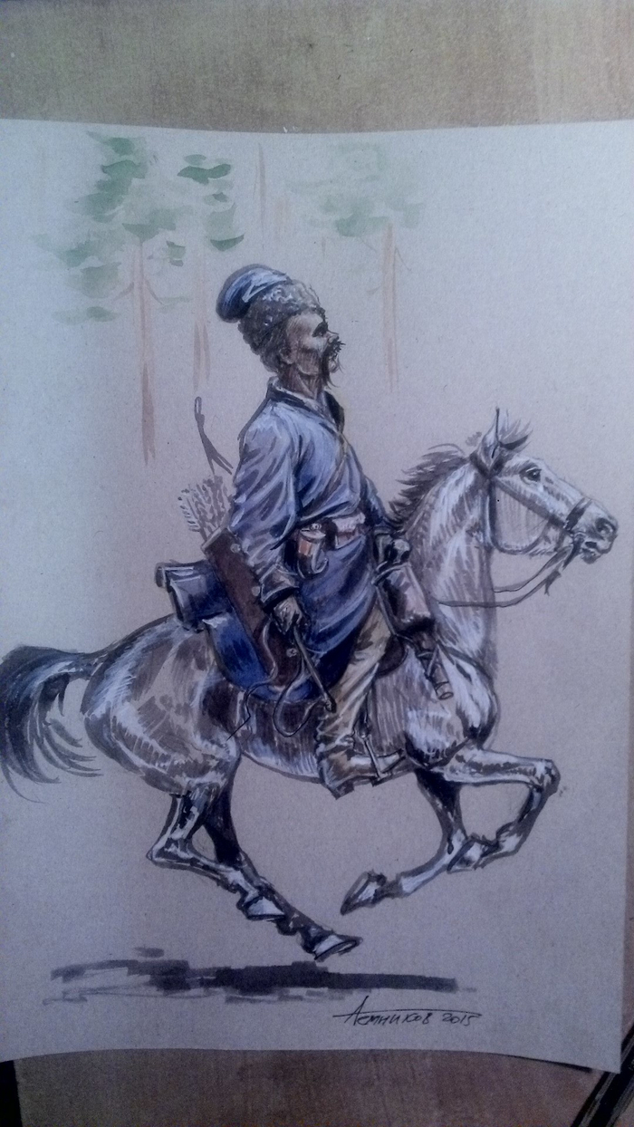 Казак. Нарва, 1704