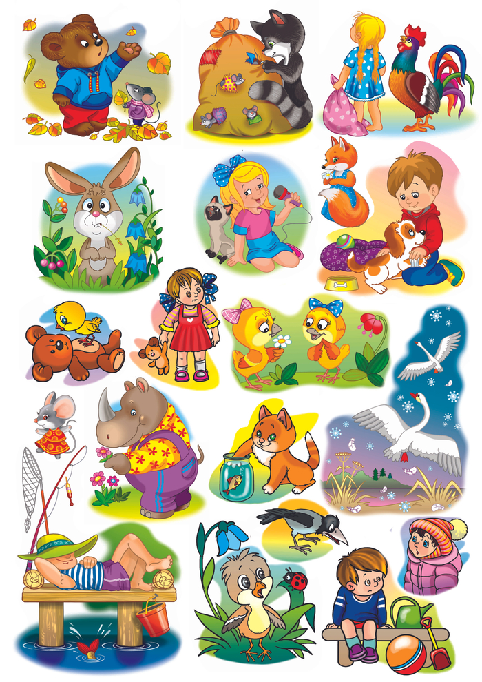 персонажи цвет