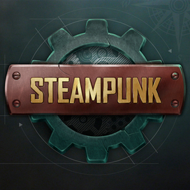steampunk logo
