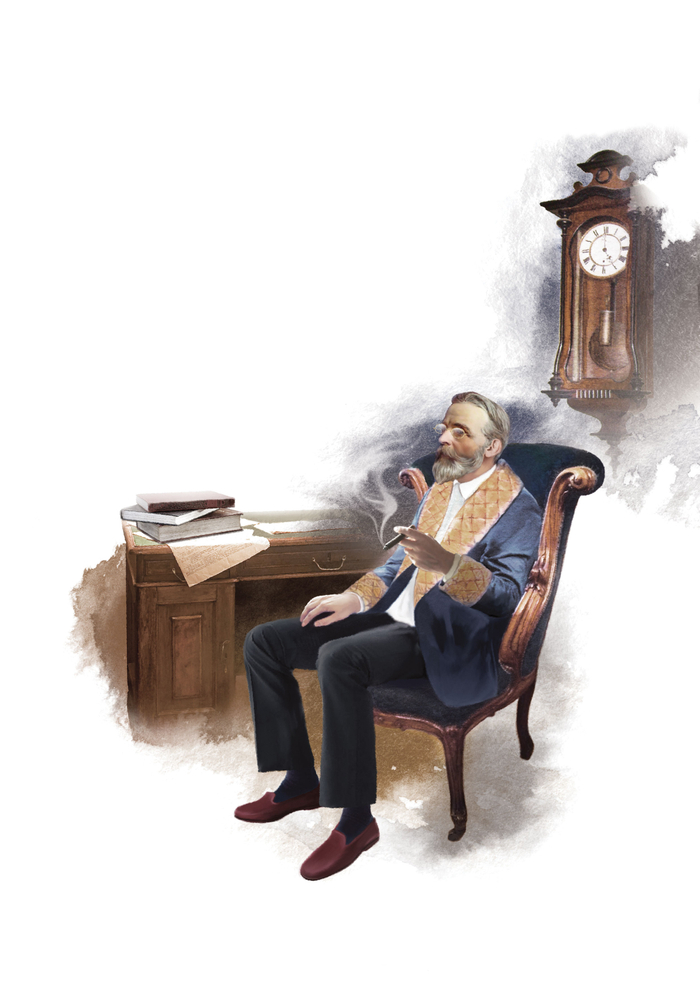 Профессор Преображенский беседует с Шариковым