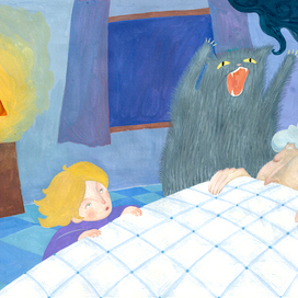 Авторская книга *Что делают кошки, пока мы спим* разворот