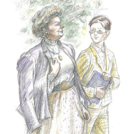 "Динка", Валентина Осеева. Иллюстрация