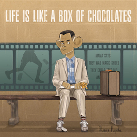 Мама всегда говорила: "Жизнь - это коробка шоколадных конфет. Никогда не знаешь, какая попадется"