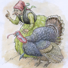 Фея пустыни и гигантский индюк