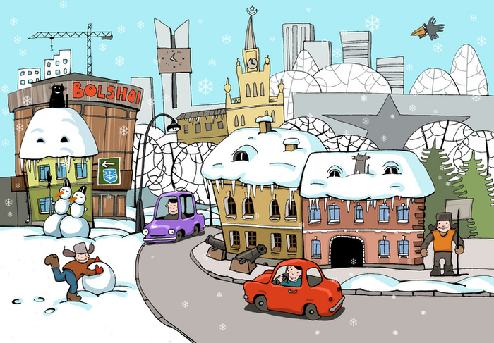 На тему родного города...