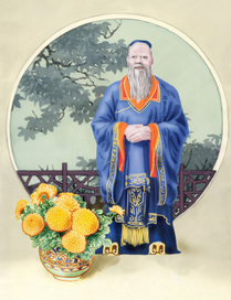 конфуций(портрет по воображению)