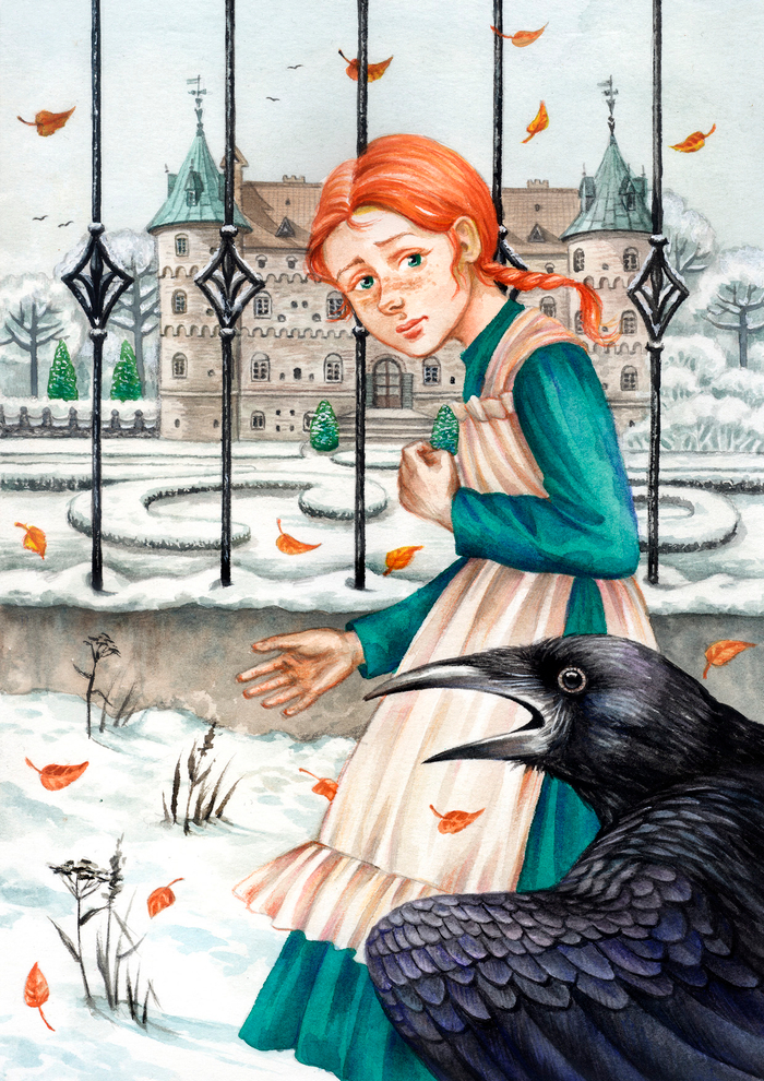 Встреча с вороном.