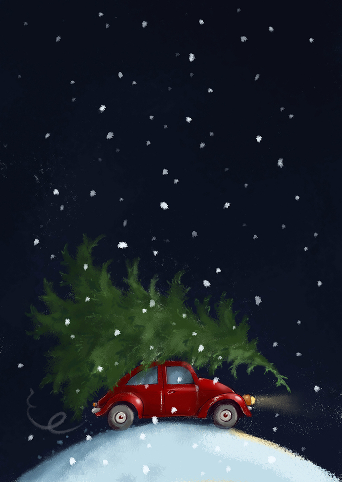 Новогодняя открытка 