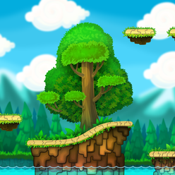 уровень лес