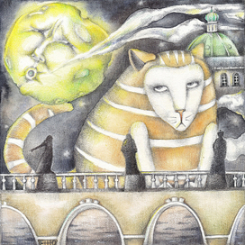 Ночь на Карловом мосту