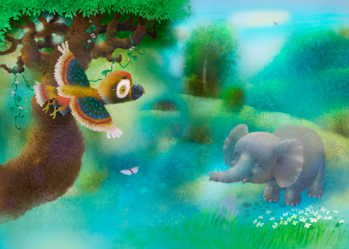 Упрямый слонёнок