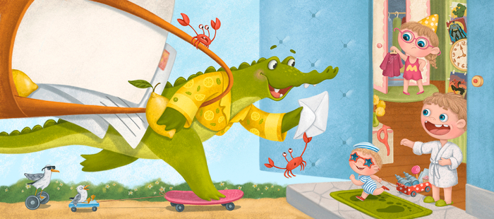 Кроко-почтальон