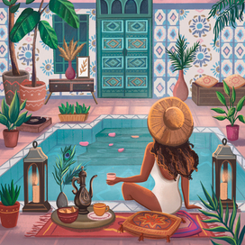 Восточный интерьер