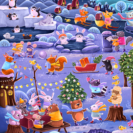 Зимние пазлы