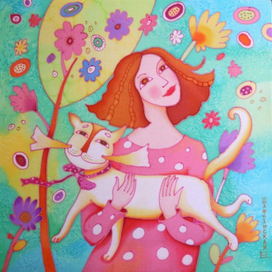 "Мой белый котик"