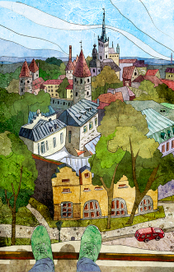 Над городом