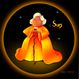 Солнце | хуманизация планет СС