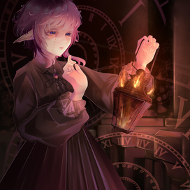 Эльф с фонариком