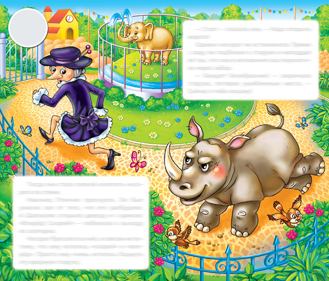 Чебурашка и крокодил Гена. Зоопарк.