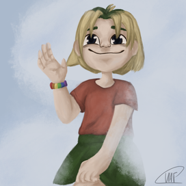 Девушка в облаках