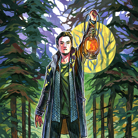 Иллюстрация для настольной игры "Лес"