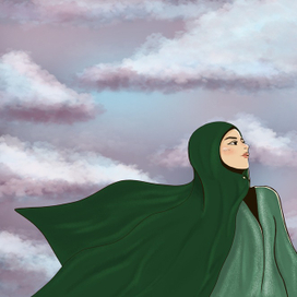 Рисунок девушки