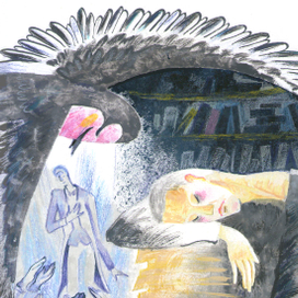 Иллюстрация к сказке "Счастливый принц" О.Уайльда