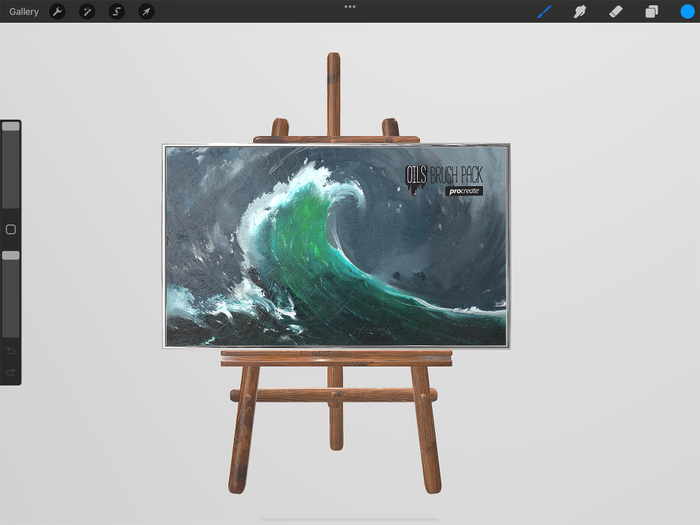 Кисти и 3D холсты для Procreate