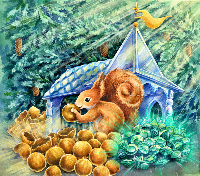 Белка песенки поет