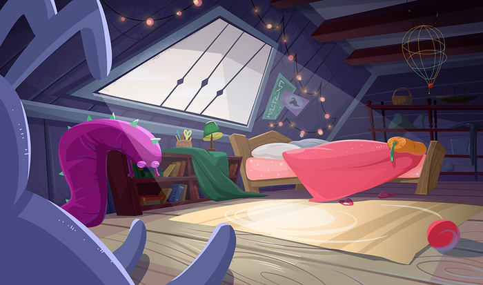 Комната на чердаке