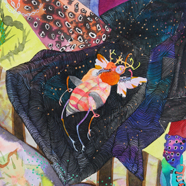  Фрагмент "Панков" акварель 55х70, 201