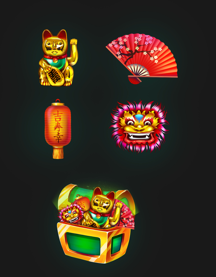 Icons for mobil project of game