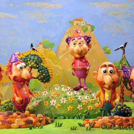 Герои армянских сказок, сделанные из пластилина