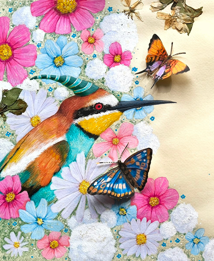 Иллюстрация для авторской книге о бабочках. 